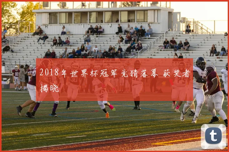 2018年世界杯冠军竞猜落幕 获奖者揭晓
